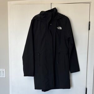 Never worn North Face raincoat